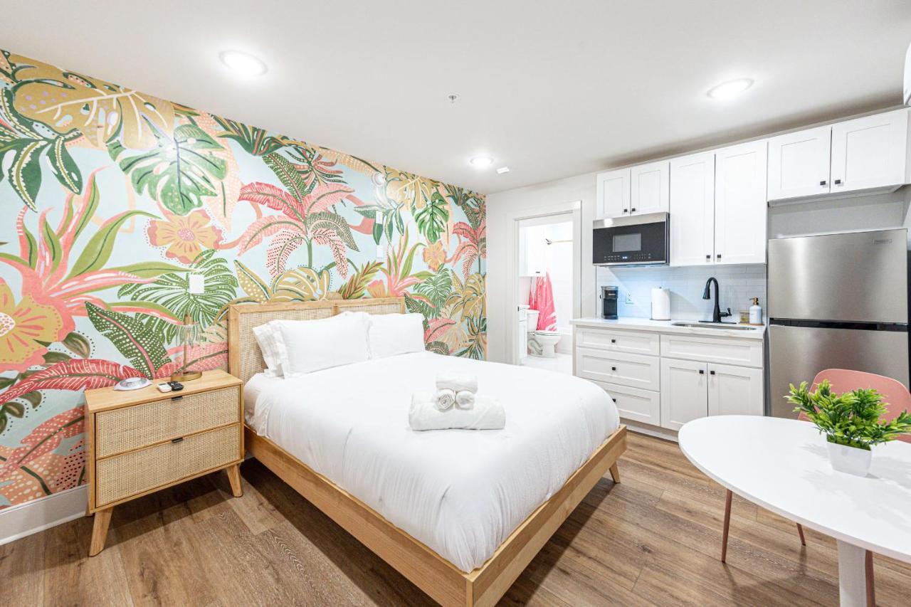 Pastel Tropics Studio Apartment Galveston Dış mekan fotoğraf